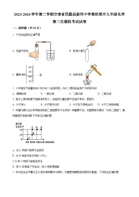 2024年甘肃省武威市民勤县新河中学联片教研中考二模化学试题（原卷版+解析版）