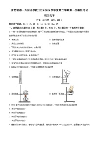 2024年湖南省长沙市青竹湖湘一外国语学校第一次中考模拟考试化学试题（原卷版+解析版）
