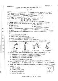 2024年山东省临沂市初中学业水平考试化学模拟试题一