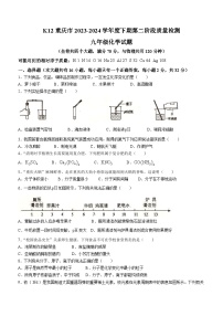 2024年重庆市綦江区赶水中学九年级第一次模拟（K12）化学试题