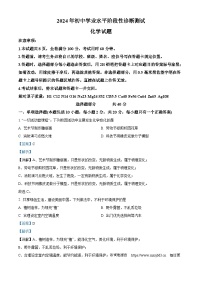 94，山东省济南市莱芜区2023-2024学年九年级下学期4月份阶段性考试化学试卷