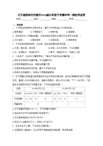 辽宁省铁岭市开原市2024届九年级下学期中考一模化学试卷(含答案)