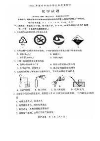 2024年福建省漳州市中考二模化学试题