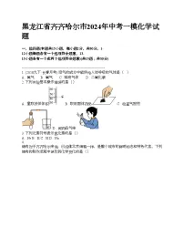 黑龙江省齐齐哈尔市2024年中考一模化学试题