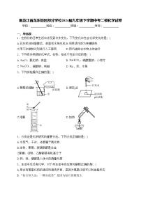 黑龙江省龙东地区部分学校2024届九年级下学期中考二模化学试卷(含答案)