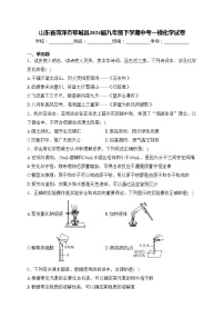 山东省菏泽市郓城县2024届九年级下学期中考一模化学试卷(含答案)