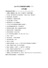 2023年江苏省徐州市中考二模化学试卷（含答案解析）