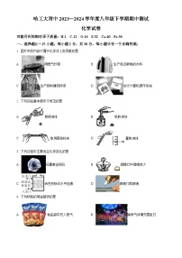 黑龙江省哈尔滨市工业大学附属中学2023-2024学年八年级下学期期中考试化学试卷（原卷版+解析版）