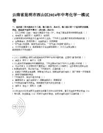 云南省昆明市西山区2024年中考化学一模试卷
