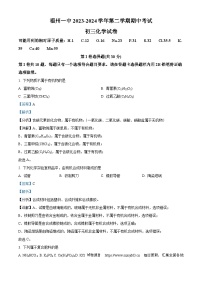09，福建省福州一中2023-2024学年九年级下学期期中考化学试卷