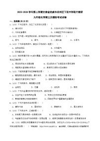 2024年甘肃省武威市凉州区下双镇九年制学校联片教研中考三模化学试题