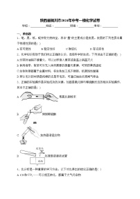 陕西省铜川市2024年中考一模化学试卷(含答案)