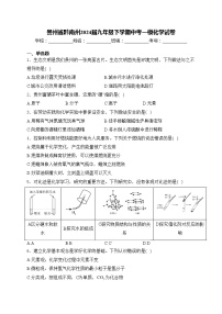 贵州省黔南州2024届九年级下学期中考一模化学试卷(含答案)