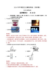 化学（济南卷）-2024年中考第三次模拟考试(含答题卡及答案解析)