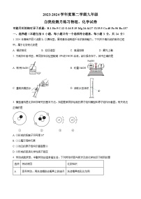 湖北省武汉市华师一附中光谷实验学校2023-2024学年下学期四调九年级理化试题-初中化学