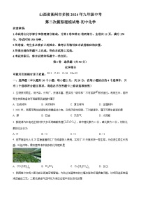 山西省朔州市多校2024年九年级中考第二次模拟理综试卷-初中化学（原卷版+解析版）