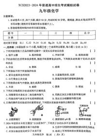 2024年河南省许昌市中考二模化学试题