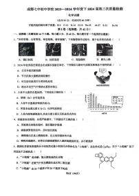 2024年四川省成都市第七中学初中学校中考三模化学试题
