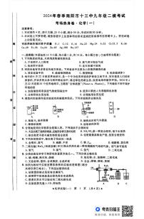 2024年河南省南阳市第十三中学校中考二模化学试题