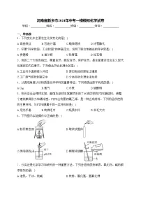 河南省新乡市2024年中考一模模拟化学试卷(含答案)