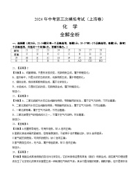 2024年中考第三次模拟考试题：化学（上海卷）（解析版）