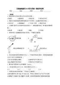 江西省南昌市2024年九年级一模化学试卷(含答案)