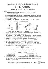 2024年湖南省永州市中考二模化学试题