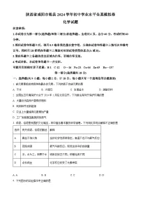 2024年陕西省咸阳市乾县中考全真模拟化学试卷（原卷版+解析版）
