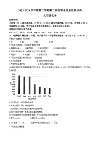 2024年江苏省南京市秦淮区中考二模考试化学试题(无答案)