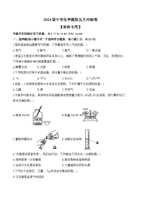 2024届中考化学模拟五月冲刺卷 【吉林专用】