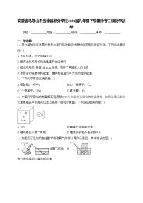 安徽省马鞍山市当涂县部分学校2024届九年级下学期中考三模化学试卷(含答案)