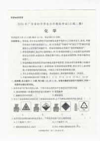 09， 2024年广东省阳江市江城区初中学业水平第二次模拟考试化学试卷