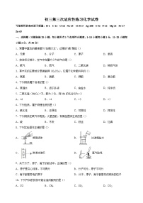 2023年江苏省无锡市锡山高级中学实验学校中考三模化学试卷（含答案解析）
