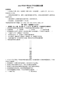 04，2024年陕西省渭南市临渭区部分学校中考三模化学试题(无答案)