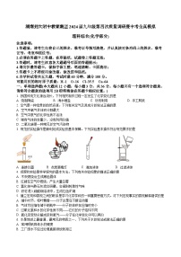 2024年湖南师大附中教育集团中考全真模拟考试（一模）中考化学试卷（原卷及解析版）