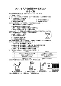 2024年安徽省合肥市蜀山区中考三模化学试卷