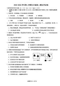 2024年广东省珠海市第九中学中考三模化学试题