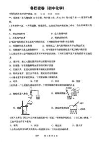 重庆市巴蜀中学2023-2024学年九年级下学期6月月考化学试题