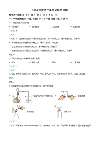2024年甘肃省武都区城关学校联考中考二模化学试题