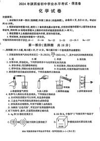 2024年陕西省咸阳市多校联考中考三模考试化学试题