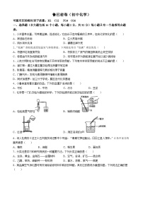 重庆市巴蜀中学2023-2024学年九年级下学期6月月考化学试题(无答案)