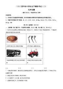 2024年山东省枣庄市峄城区中考三模化学试卷（原卷版+解析版）
