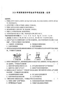 2024年湖南省桃江县多校联考中考三模考试化学试题