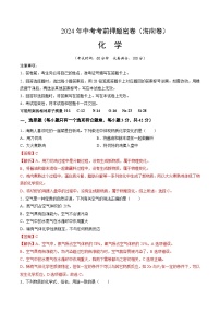 2024年中考化学模拟试卷-考前押题卷 化学（海南卷）