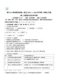2024年宁夏银川市九中教育集团阅海校区中考二模化学试卷