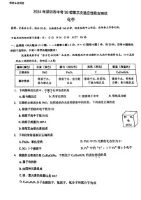 2024年广东省深圳市35校中考联考三模化学试卷