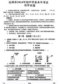 2024年四川省达州市中考化学试题
