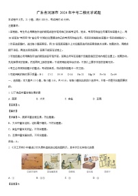 [化学]广东省河源市2024年中考二模试题（解析版）