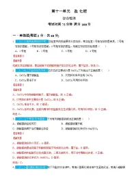 第11单元 盐和化肥（测试）（解析版）2025年中考化学一轮复习讲练测