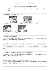 [化学]四川省简阳市2023-2024化学年九年级上学期期末化学试题